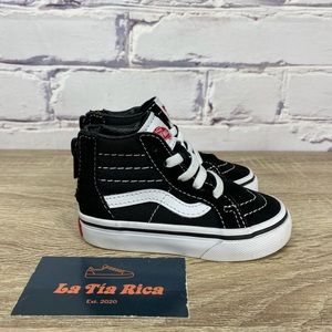 Vans Sk8-Hi Black Toddler Sneakers worn a couple times like new